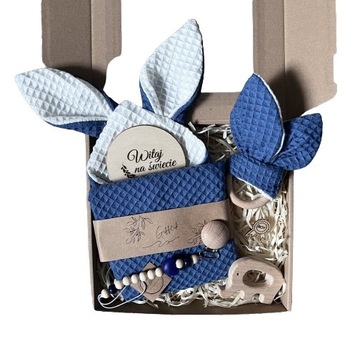 Gift Box niemowlęcy prezent dla noworodka prezent dla niemowlaka wyprawka