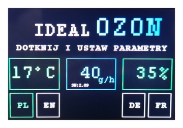 ПРОФЕССИОНАЛЬНЫЙ кварцевый генератор озона 4-40г ПОЛЬСКИЙ