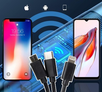 Камера для осмотра эндоскопа, длинный кабель, 2 м. Светодиодные индикаторы USB Type-C