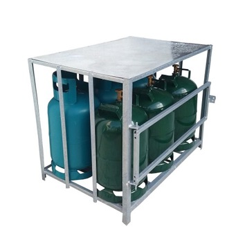 * КОНТЕЙНЕРНАЯ КЛЕТКА КОРЗИНА ПОДСТАВКА K-6 ГАЗОВЫЕ БАЛЛОНЫ 11