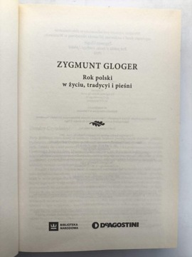 ROK POLSKI W ŻYCIU, TRADYCYI I PIEŚNI Zygmunt Gloger