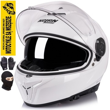 NOLAN KASK INTEGRALNY N80-8 CLASSIC N-COM 5 WHT XL