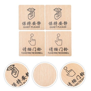 Proszę zapukać znak Service Ring znaki drzwi