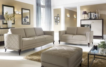Открывающаяся кожаная подставка для ног Hocker Laviano