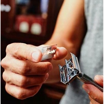 Лезвие премиум-класса WILKINSON Barber's Style + 5 лезвий для бритвы