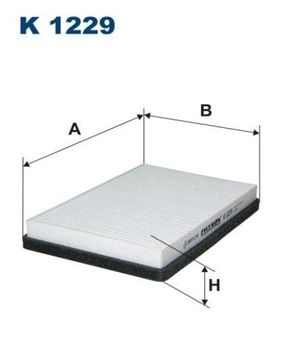 FILTRON K 1229 FILTR VENTILACE PROSTORU SPOLUJEZDCE