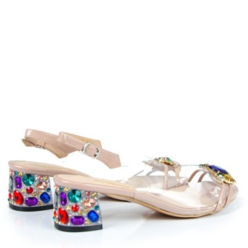 LaRoni X1103 TRANSPARENT SKIN Розовая пудра 38