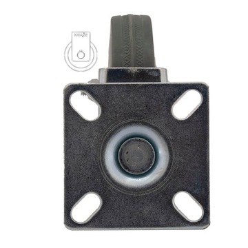 Комплект колесиков fi 75, 4 шт., шкаф, полка 123PPGUM75.