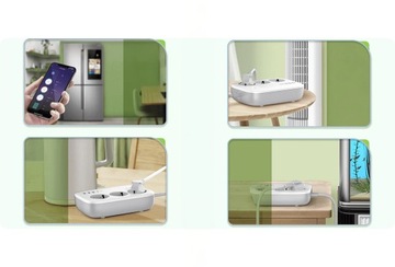 Удлинитель SMART Home Tuaya WIFI, 4x USB-измеритель тока Spacetronik