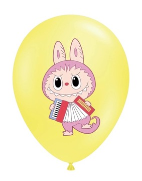 Labubu Latex Balloons Monster Labu -u день рождения гелиум 12 шт