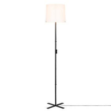 LAMPA STOJĄCA LAMPA PODŁOGOWA CZARNO / BIAŁA LOFT - IKEA BARLAST 150CM LED