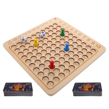 Доска для умножения для детей - деревянная развивающая игрушка.