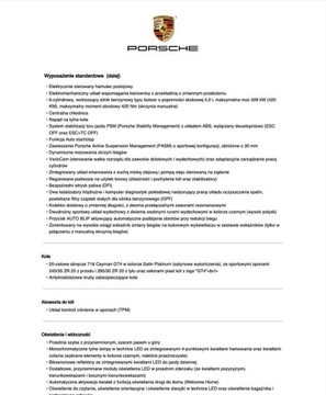 Porsche 2023 Porsche 718 Cayman Porsche 718 Cayman 4.0 Benzyna 420KM, zdjęcie 31