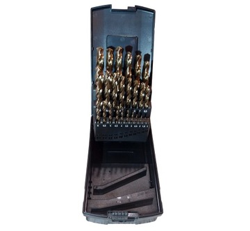 EXACT Komplet wierteł kobaltowych HSSE-Co5 1-13mm