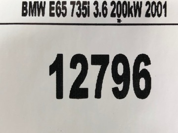 BMW 7 E65 STARTÉR 3.6I 3.6 V8 200KW 272KM