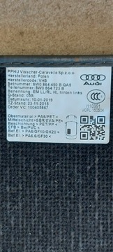Audi A4 B9 15- Велюровые коврики