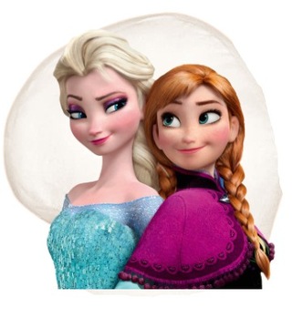 KRAINA LODU FROZEN ELZA ANNA PODUSZKA KSZTAŁTKA tył plusz minky