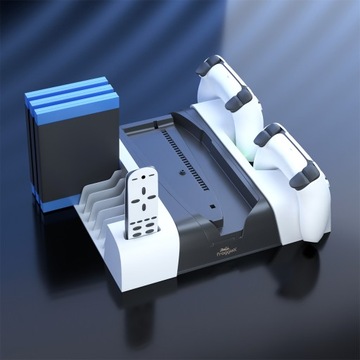 МНОГОФУНКЦИОНАЛЬНАЯ ЗАРЯДНАЯ СТАНЦИЯ ОХЛАЖДАЮЩАЯ ПОДСТАВКА PS5/PS5 SLIM CHARGER