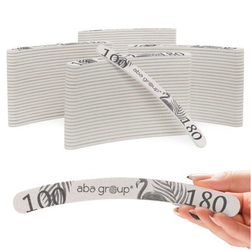 Пилочка для ногтей 100/180 Banana Standard Foil Aba Group 100 шт.