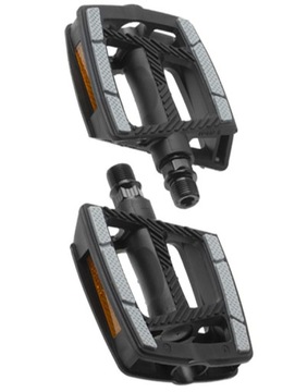 ВЕЛОСИПЕДНЫЕ ПЕДАЛИ ПЛАТФОРМА, ПРОТИВОСКОЛЬЖЕНИЕ, ТРЕККИНГ, ГОРОДСКИЕ, РЕЗЬБА, 9/16