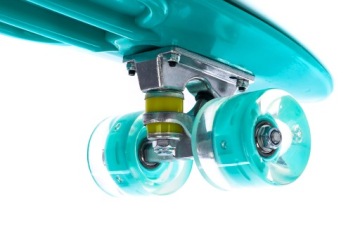 СКЕЙТБОРД FISH PENNY СО СВЕТОДИОДНЫМИ КОЛЕСАМИ