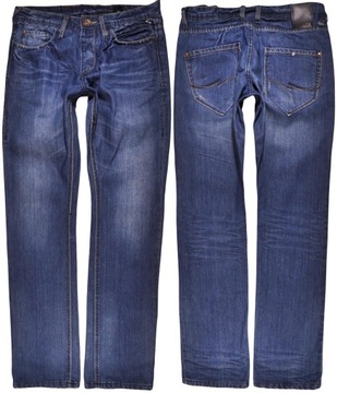 JACK AND JONES spodnie LOW jeans CLARK _ W32 L34