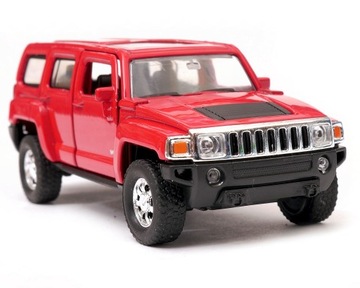Hummer H3 1:34 - 39 WELLY красный