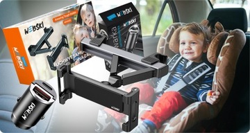 ДЕРЖАТЕЛЬ ПЛАНШЕТА ПОДГОЛОВНИК МОЩНОЕ ЗАРЯДНОЕ УСТРОЙСТВО USB C