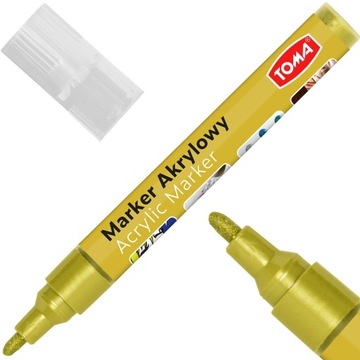 TOMA TO-402 Набор акриловых маркеров 2,5 мм, 8 цветов