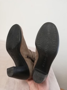 Buty botki skórzane Ecco Touch r. 37 , wkł 24 cm