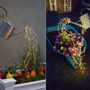 Светодиодная цепочка из ротанга для дерева