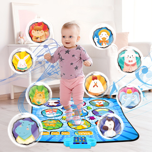 MUZYCZNA MATA DO TANIEC INTERAKTYWNA DŹWIĘKOWA ŚWIETLNA ZABAWKA DLA CHŁOPCÓW DZIEWCZYN W 3-12 LATACH