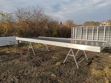 Стол для заливки, столы для заливки алюминия 380x158см