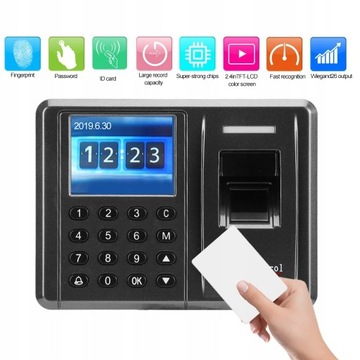 IP RFID Rejestrator LCD TCP pracy czasu