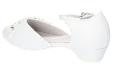 AMERICAN CLUB KOM44 BUTY KOMUNIJNE GALOWE DLA DZIEWCZYNEK KOMUNIA BIAŁE 33