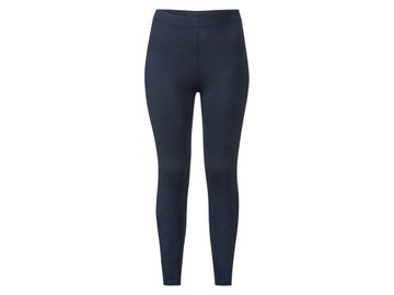 Legginsy / getry damskie BAWEŁNA, granat, M