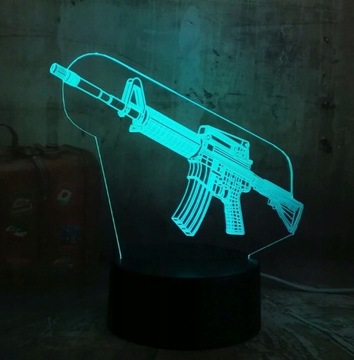 Counter Strike CS 16 LED настольная лампа PLEXIDO