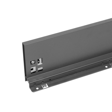 Ящик GTV AXIS PRO антрацит средний L550 H-116 бесшумное закрывание 3D удлинение 40 кг