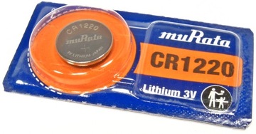 CR1220 - bateria do pilota samochodowego MURATA