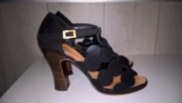 САНДАЛИИ CHIE MIHARA Freshwater С РЕМЕШКАМИ ЧЕРНЫЕ 40