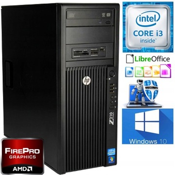 STACJA ROBOCZA Komputer HP 16gb 500gb intel i7 W10
