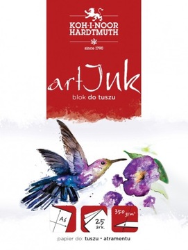 4831 Blok do TUSZU ArtINK A6 350g 25ark KOH-I-NOOR