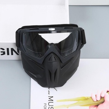 РЕГУЛИРУЕМАЯ ДВУХЧАСТНАЯ ОЧКИ-МАСКИ СНОУБОРД КРЕСТОВЫЕ ЛЫЖИ ПЕЙНТБОЛ СТРЕЙНБОРТ