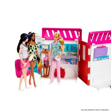Мобильная машина скорой помощи клиники Mattel Barbie 2 в 1 HKT79