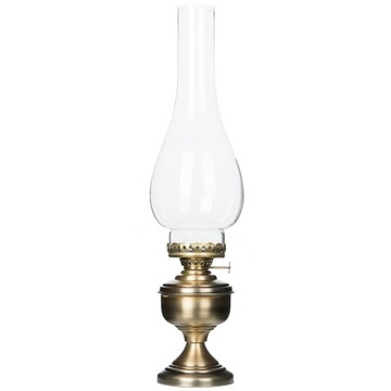 ŚWIECZNIK tealight OLJA lampa naftowa ZŁOTA RETRO