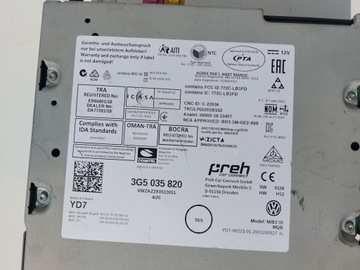 НАВИГАЦИОННЫЙ СЧИТЫВАТЕЛЬ MIB3 3G5 VW PASSAT B8 EU