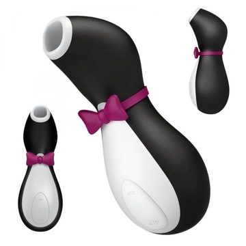 Воздушный массажер для оргазма с вибратором Penguin