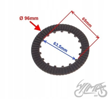 ДИСК СЦЕПЛЕНИЯ 2ШТ/КОМПЛЕКТ 4T