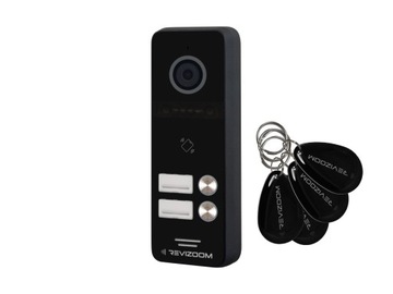 WIDEODOMOFON DWURODZINY REVIZOOM 2 MONITORY 10