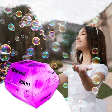 Машина для изготовления мыльных пузырей BeamZ B500 со светодиодной RGB подсветкой
